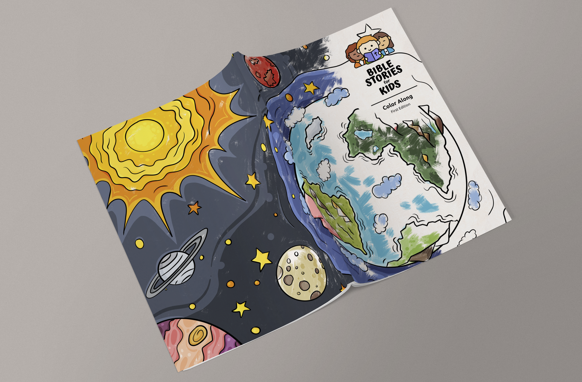 Bible Stories for Kids Coloring Book Edition 1